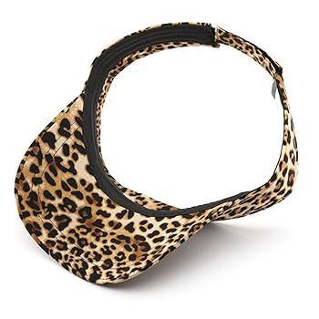 Hesaco Leopard Print Hat - Visor Hats for Women Men, Y2k